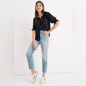 Madewell classic straight jeans